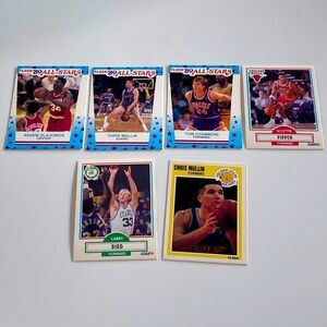 Lot of 6 Fleer NBA Basketball Cards​​​